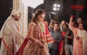 Eco-conscious wedding decor with sustainable floral arrangements and eco-friendly wedding setup